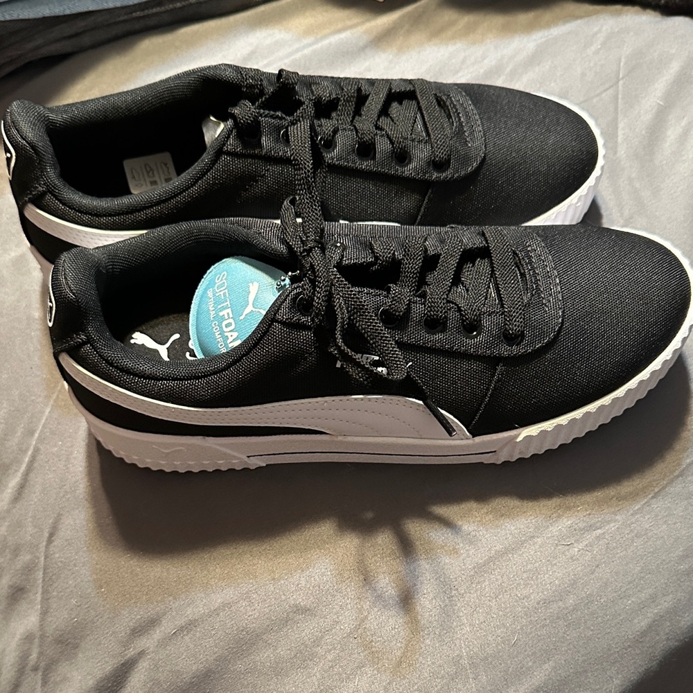 Puma Classic Black and White Sneakers